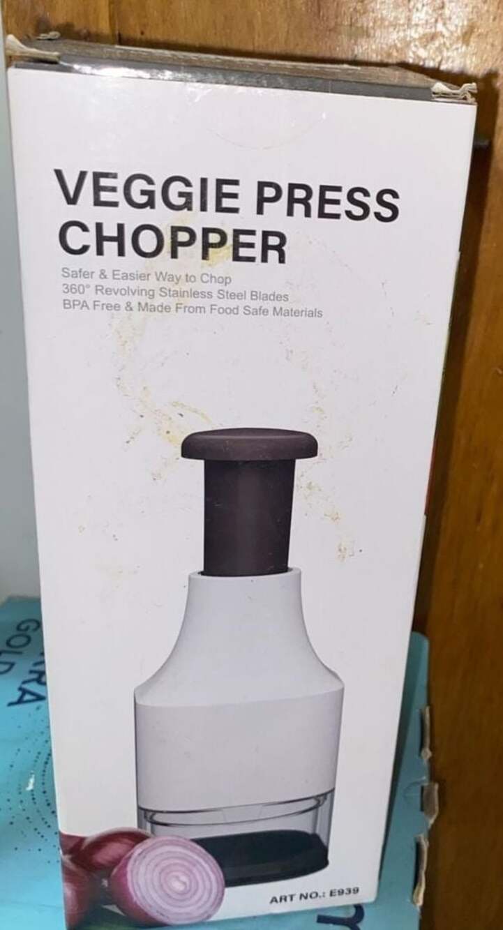Veggie Press Chopper Manual Food Chopper Art No. E939